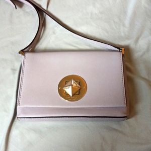 Kate Spade Newbury Lane Sally leather Lilac crossbody bag.